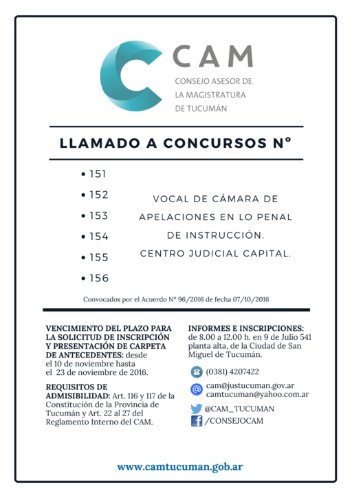 Llamado 151 a 156