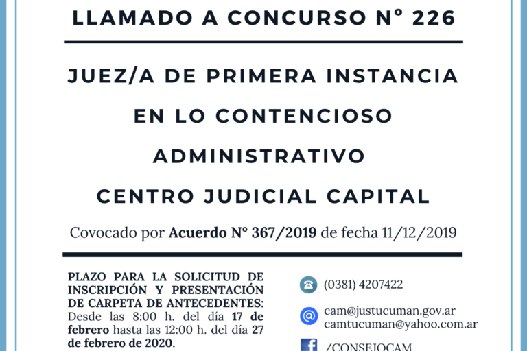 CONCURSO 226