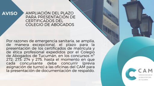 aviso certificados abogados