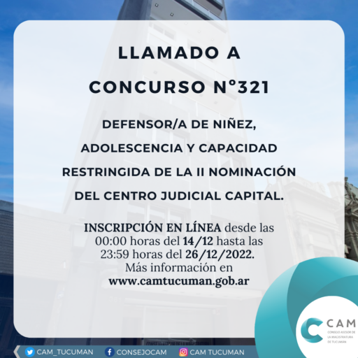 concurso 321 nueva fecha