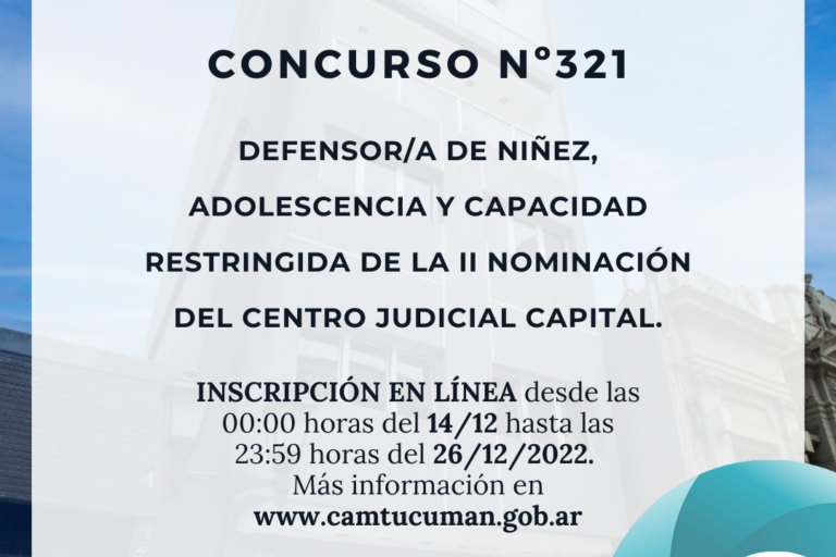 concurso 321 nueva fecha